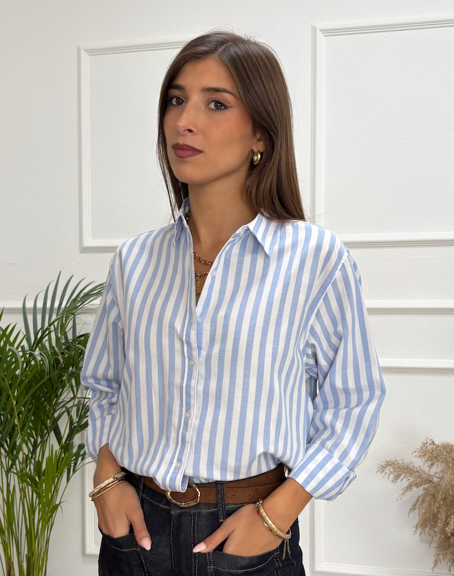 Camisa Oxford rayas