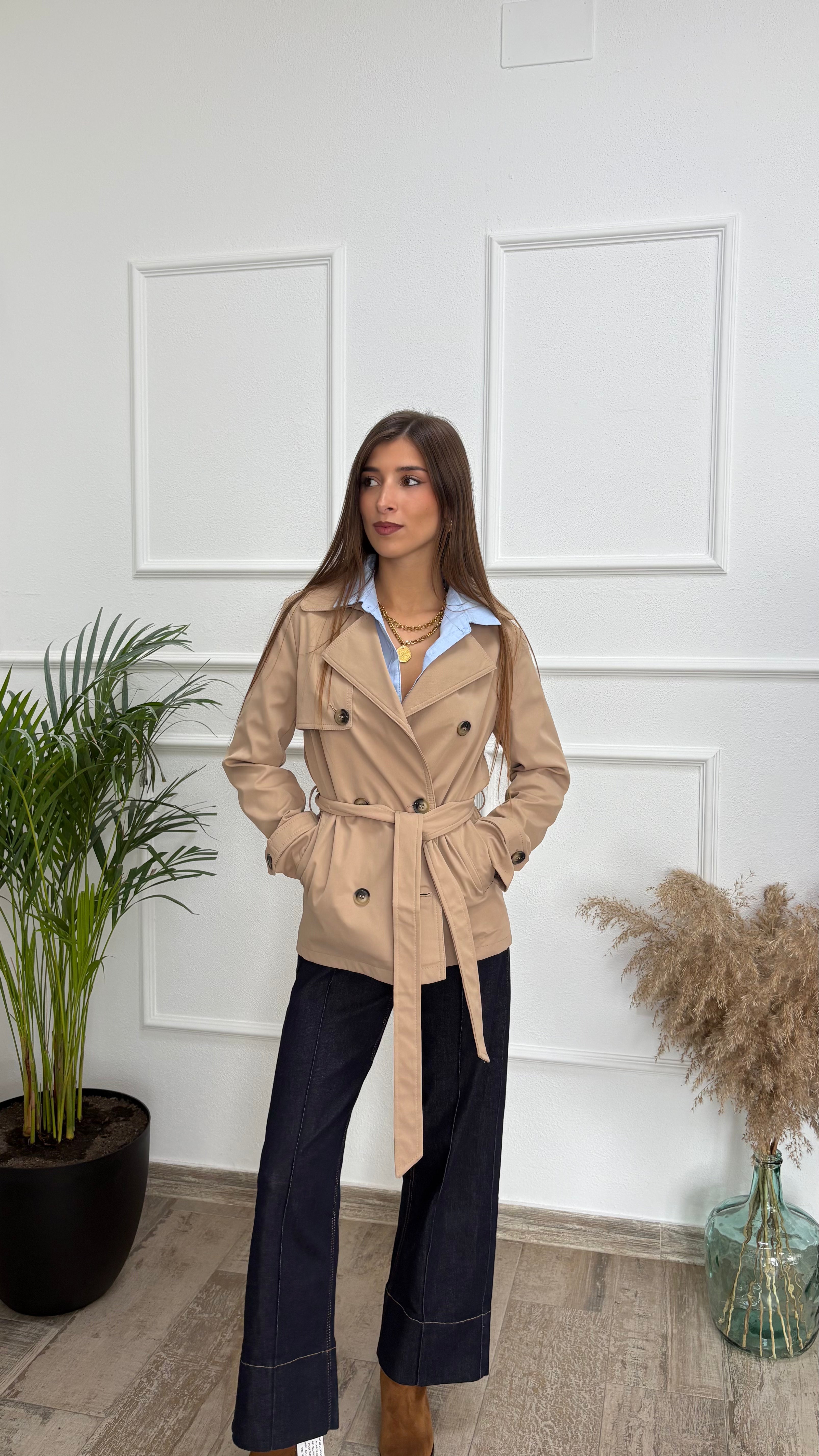 Gabardina Vega Beige