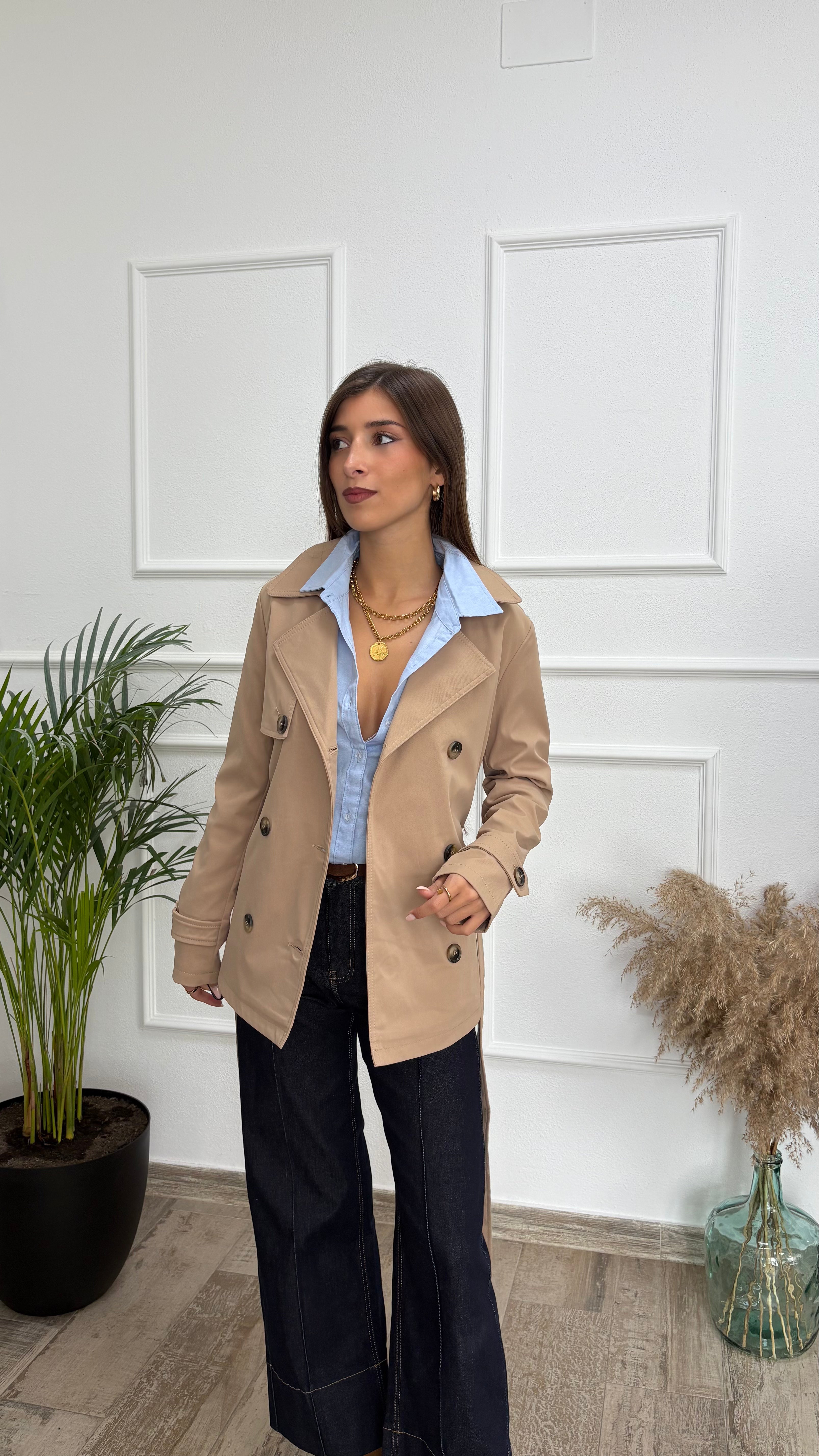 Gabardina Vega Beige